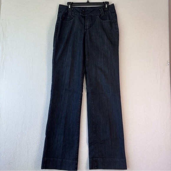 Jag Jeans Denim - Jag Jeans Size 8 Dark Wash Mid Rise Trouser